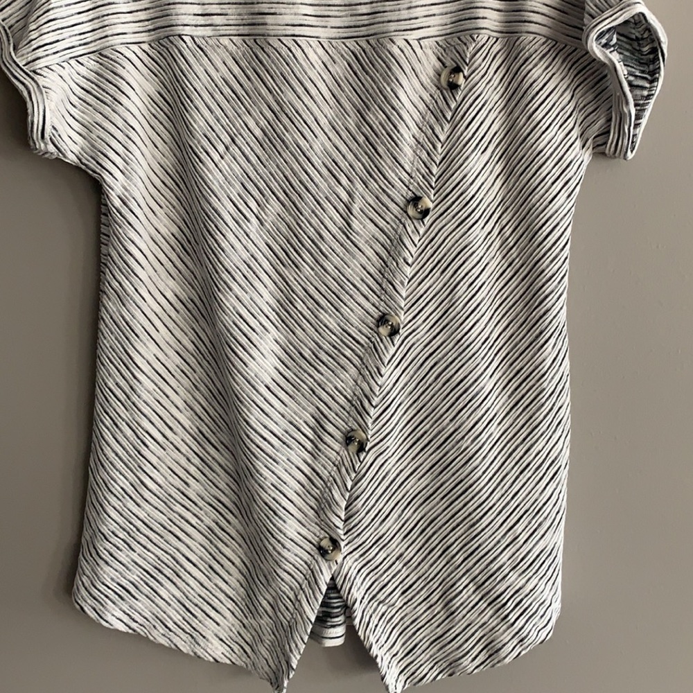 Striped V-Neck Shirt